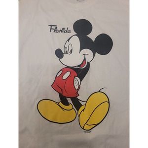 Vtg Mickey Mouse Florida S/S T-shirt Sz XL